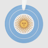 Drapeau argentin rond, Drapeau argentin (devant)