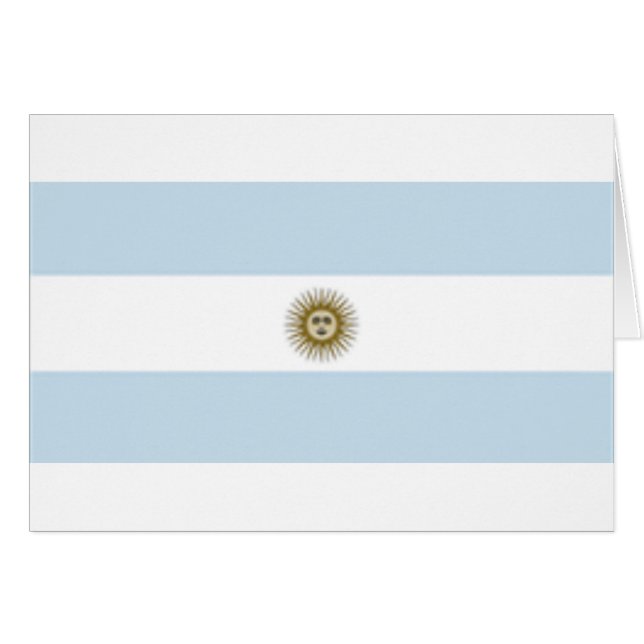 Drapeau Argentine (Devant horizontal)