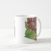 Drapeau Arizonan + Mug Carte (Devant droit)