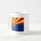Drapeau Arizonan + Mug Carte (Devant gauche)