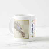 Drapeau Arménie + Plan Mug (Devant gauche)