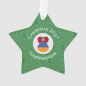 Drapeau arménien Ange de Noël Personnalisé (dos)