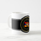 Drapeau arménien avec Mug Alphabet (Devant gauche)
