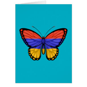 Drapeau arménien de papillon