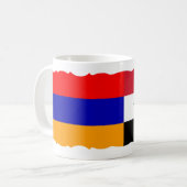 Drapeau arménien et syrien - Mug (Devant gauche)
