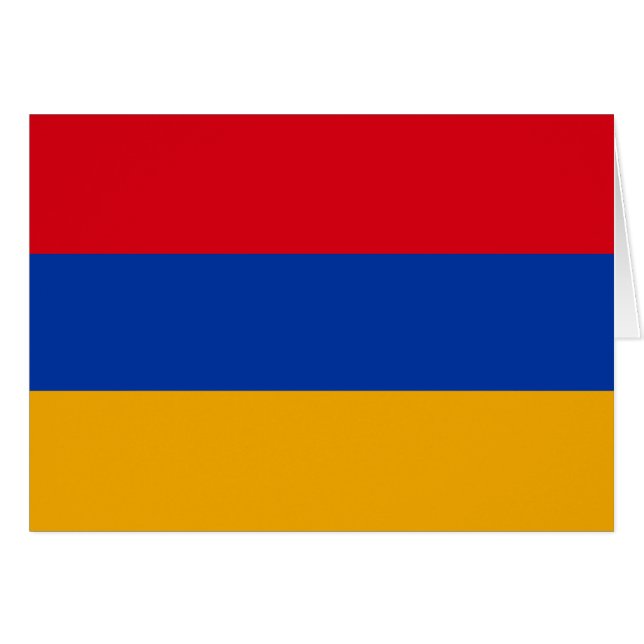 Drapeau arménien patriotique (Devant horizontal)