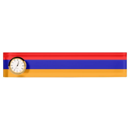 Drapeau arménien Plaque signalétique (Devant)