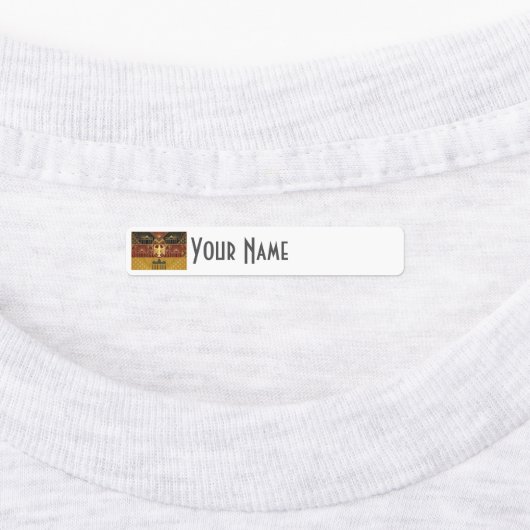 Drapeau Art Déco Allemagne | Étiquette nominative (Apposé)