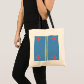 Drapeau Aruba 4 Étoiles sac (Devant (produit))