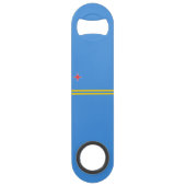 Drapeau Aruba Stainless Steel Bottle Opener (Devant)