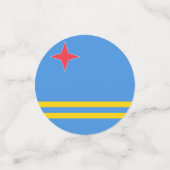 Drapeau Aruba Table Confetti (Petit recto)
