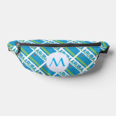 Drapeau arubais en mosaïque monogrammé  (Poser)