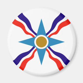 Drapeau assyrien - Ata d'Ator Refrigerator Magnet