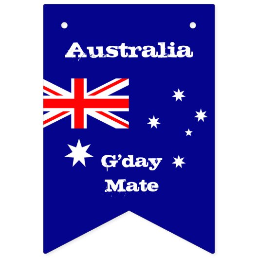 Drapeau australien & Parti Australie Bannière /Mar (Deuxième drapeau)
