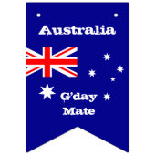 Drapeau australien & Parti Australie Bannière /Mar (Deuxième drapeau)