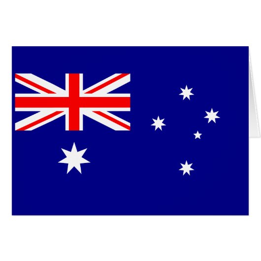 Drapeau australien patriotique (Devant horizontal)