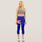 Drapeau australien patriotique Capri Leggings (Recto)