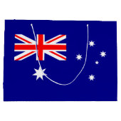 Drapeau australien patriotique grand sac cadeau (Dos)