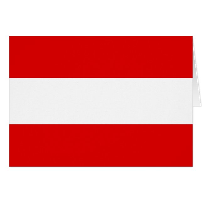 Drapeau autrichien (Devant horizontal)