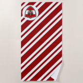 Drapeau autrichien armes serviette de plage (Devant)