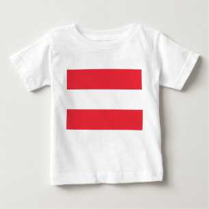 Drapeau autrichien (Autriche) T-shirt bébé