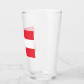 Drapeau Autrichien (Autriche) Verre (Gauche)
