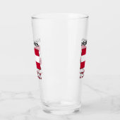 Drapeau autrichien et autrichien Verre personnalis (Gauche)