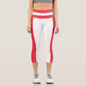 Drapeau autrichien patriotique Capri Leggings (Recto)