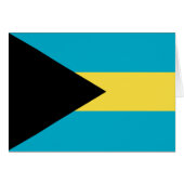 Drapeau bahaméen (Devant horizontal)