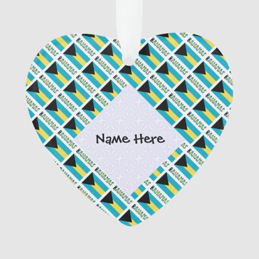 Drapeau bahaméen (devant)