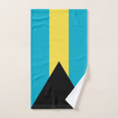 Drapeau bahamien (Serviette à main)