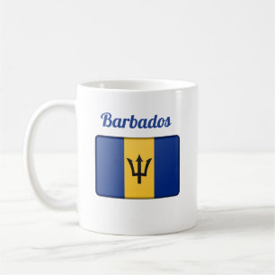 Drapeau barbadien café Mug