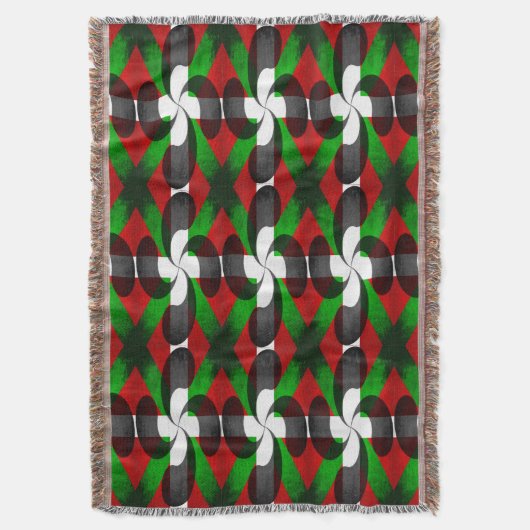 Drapeau Basque Motif de lancer de couverture (devant Vertical)