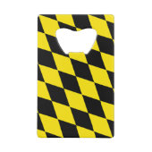 Drapeau bavarois diamant noir et jaune (Dos)