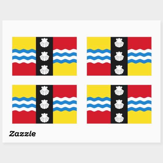 Drapeau Bedfordshire Sticker rectangulaire (Feuille)