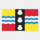 Drapeau Bedfordshire Sticker rectangulaire (Devant)