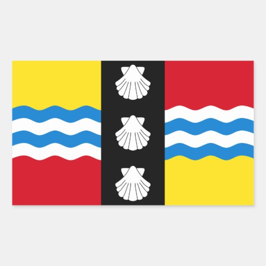 Drapeau Bedfordshire Sticker rectangulaire (Devant)