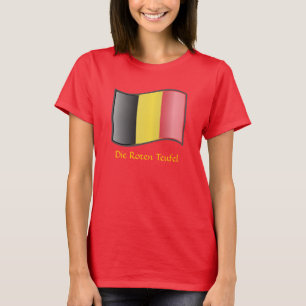 Drapeau belge Die Roten Teufel T-Shirt