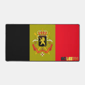 Drapeau belge et armoiries (Recto)