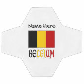 Drapeau belge et personnalisé (Plat)