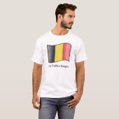 Drapeau Belge Les Diables Rouges T-Shirt (Devant entier)