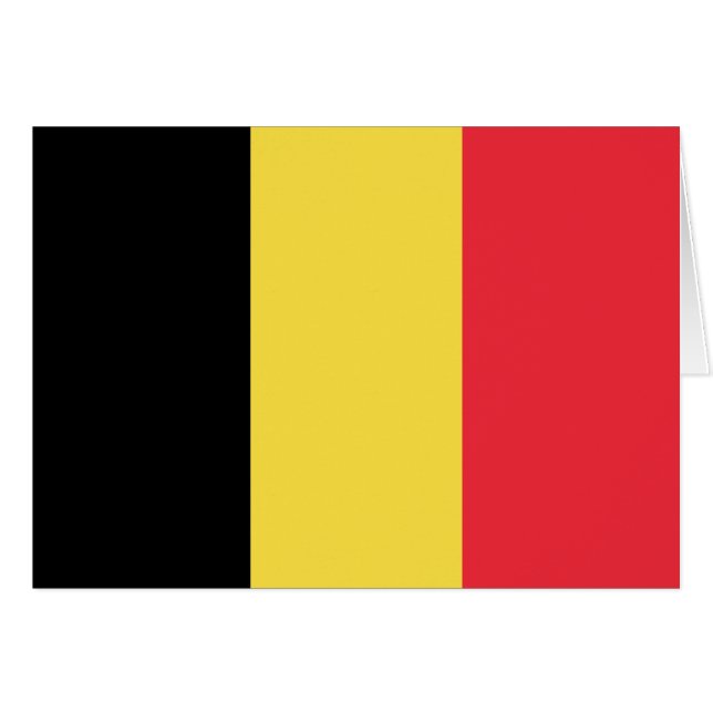 Drapeau belge patriotique (Devant horizontal)