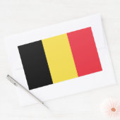 Drapeau belge Stickers (Enveloppe)