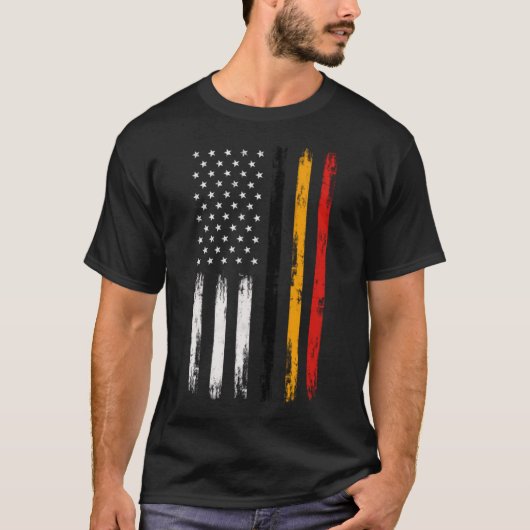 Drapeau belge T-shirt - Pride Belgique USA (Devant)