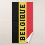 Drapeau Belgique/Belgique (Serviette de bain)