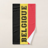 Drapeau Belgique/Belgique (Serviette à main)