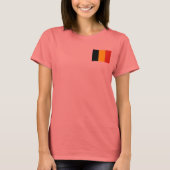 Drapeau Belgique + Carte T-shirt (Devant)