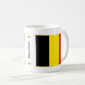 Drapeau Belgique + Plan Mug (Devant droit)