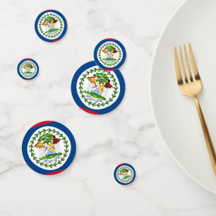 Drapeau Belize Table Confetti