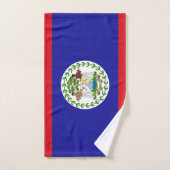 Drapeau bélizien (Serviette à main)